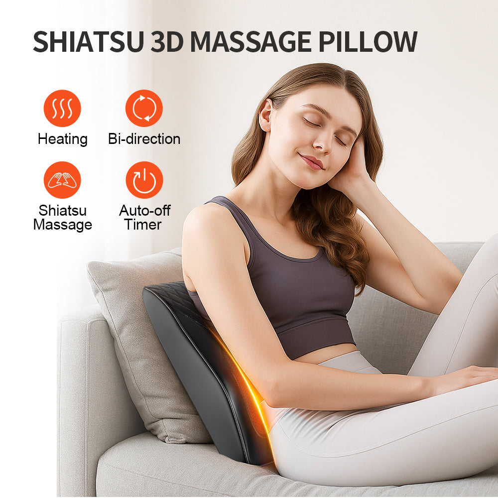 Zendos-Coussin de Massage Shiatsu 3D (Maison, Bureau & Auto)